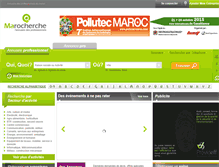 Tablet Screenshot of marocherche.com